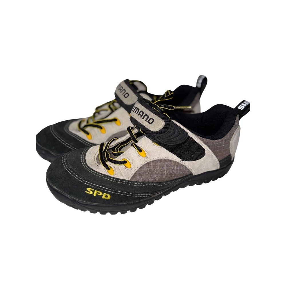Shimano SPD SH-MO37W Men's Mountain 7 Us Beige Leather 2-Bolt Cycling Shoes